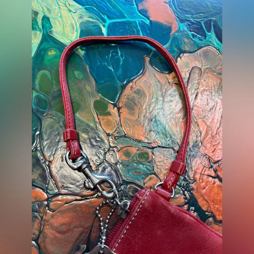 Coach RED wristlet - Picture 10 of 10